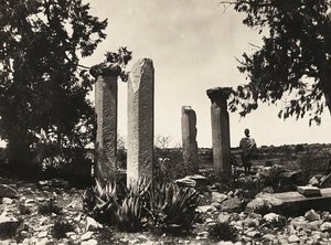 Opbygning af et imperium i den fascistiske tidsalder: Axum forbliver i Cohaito, 09/05/1936 (s/h foto) af Modestino Baldinetti