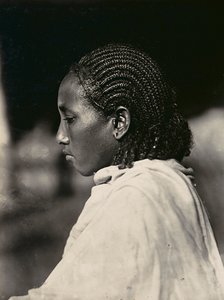 Opbygning af et imperium i den fascistiske tidsalder: en abessinisk kvinde, 09/05/1936 (s/h foto) af Modestino Baldinetti
