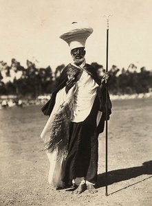 Opbygning af et imperium i den fascistiske tidsalder: cascì burrù, 09/05/1936 (s/h-billede) af Modestino Baldinetti