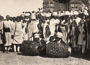 Opbygning af et imperium i den fascistiske tidsalder: Mascal-festivalen, 09/05/1936 (s/h foto) af Modestino Baldinetti