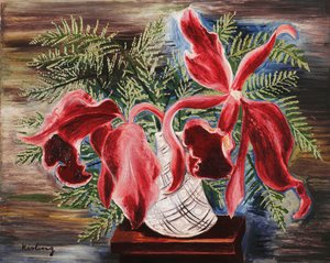 Orkideer; Orchidees af Moise Kisling