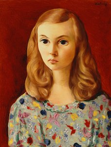 Portræt af en kvinde af Moise Kisling