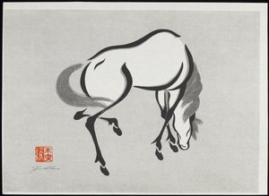 Hest (A) af Mokuchu Urushibara