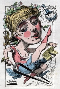 Allegori om operetten på mode i slutningen af det 19. århundrede (tuning) af Moloch