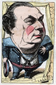 Portræt af Francois Dumaine (1831-1893), fransk komiker af Moloch