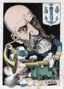 Portræt af Francois Ferdinand Philippe, prins af Joinville (1818-1900) af Moloch