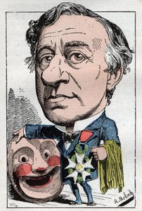 Portræt af Francois Jules Edmond Got (1822 - 1901) fransk skuespiller af Moloch