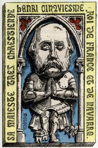 Portræt af Henri Charles Ferdinand Marie Dieudonne d