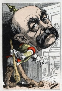 Portræt af Otto Von Bismarck (1815-1898) Preussens kansler