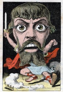 Portræt af skuespilleren Mount-Sully (Jean Sully Mounet, Mounet Sully af Moloch