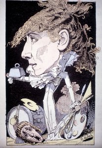 Tegneserie af Henriette Rosine Bernard aka Sarah Bernhardt af Moloch