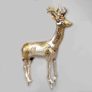 Stag, Arkhangai-provinsen, Khashaat-templet, Caydam, Mongoliet, ca. 730 (sølv med forgyldning)