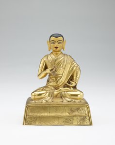 Tolvte Dalai Lama, Trinlay Gyatso, fra et delvist sæt lamaer og lærere, midten af det 19. århundrede
