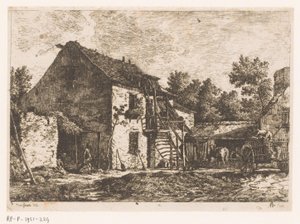 Gård af Monogrammist ADL (graveur)