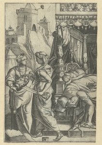 Judith med hovedet af Holofernes af Monogrammist RR