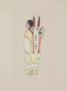 Kiowa Squaw, ca. 1934 (akvarel)