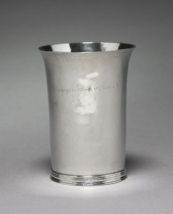 bæger, ca. 1715 (sølv) af Moody Russell
