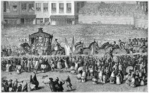 Hestevogn i en parade, 1782, 1885.