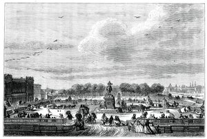 Haverne i et fransk palads af kong Louis XV, 1763 1885.