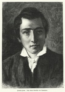 Heinrich Heine, tysk digter (litho)