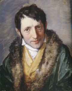 Portræt af Carl Ludwig Börne 1786-1837, 1833. af Moritz Daniel Oppenheim