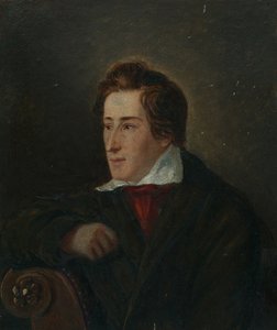 Portræt af digteren Heinrich Heine 1797-1856