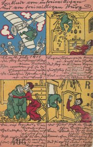 Ballade om det ufrivillige og frivillige fald, 1911. af Moritz Jung