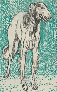 Greyhound, 1912. af Moritz Jung