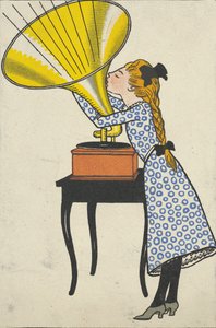 Åh Caruso! , 1911. af Moritz Jung