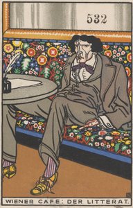 Viennese Café: The Man of Letters Viennese Café: Der Litterat, 1911.