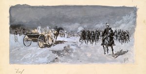 Parade ved Schmelz i Wien af Moritz Ledeli
