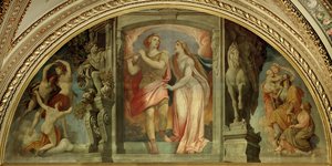 Lunette i foyeren til Wiens statsopera af Moritz Ludwig von Schwind