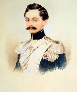 Portræt af Adolphe I, hertug af Nassau, storhertug af Luxembourg 1817-1905, 1840