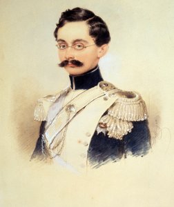 Portræt af Adolphe I, hertug af Nassau, storhertug af Luxembourg 1817-1905, 1840