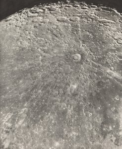Månefotografi Tychos udstråling - opgangsfase, 1899 (foto) af Moritz & Puiseux Pierre Henri (1855 1928) Loewy
