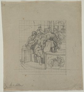 Kongen af Thule, andet eller tredje kvartal 1800-tallet. af Moritz Ludwig von Schwind