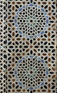 Bou Inania Madrasa, zelij fliseværk, c14th (keramik)