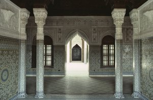 Indvendig udsigt over Kasbah af Thamiel glaoui af Moroccan School