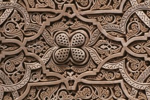 Kasbah of Thamiel glaoui, stuk, detalje (keramik)