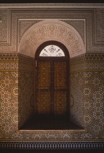 Kasbah of Thamiel glaoui, vindue (keramik)