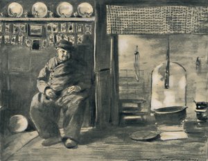 A Provincial Interior, 1903dani af Mortimer L Menpes