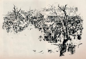 A Street Scene at Asakusa, c1897dani