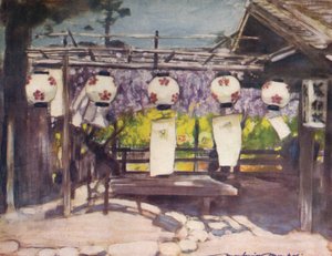 Sun and Lanterns, c1887, 1901dani af Mortimer L Menpes