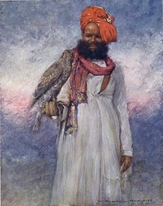 A Hawksmen of Rajgarh (Color Litho) af Mortimer Ludington Menpes