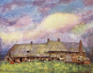 Cottages, Dorchester af Mortimer Ludington Menpes