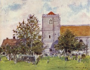 Dorchester Abbey af Mortimer Ludington Menpes