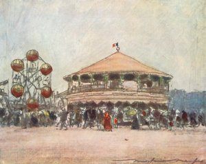 Fest i nærheden af ​​Hotel Des Invalides af Mortimer Ludington Menpes