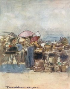 På markedet af Mortimer Ludington Menpes