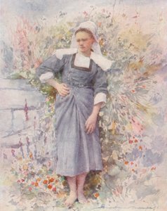 La Petite Marie (farvelitografi) af Mortimer Ludington Menpes