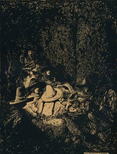 Nattescene ved Puebla, c1895, 1896 af Mortimer Ludington Menpes